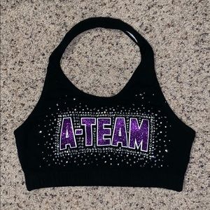 Spirit of Texas A-team halter sports bra